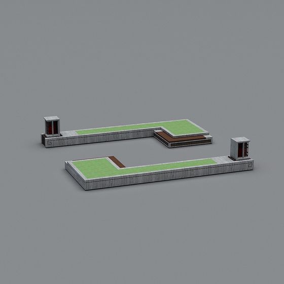 Urban Balcony 3D model - A Peaceful Oasis