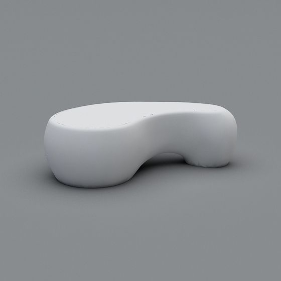 Streamlined Sofa 3D model for Modern Design