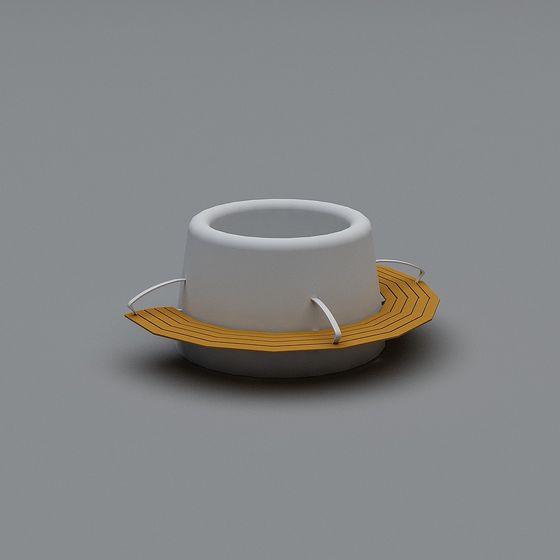 Minimalist Coffee Cup Set 3D model