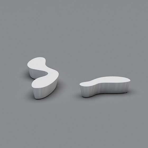 Streamlined Seating 3D model