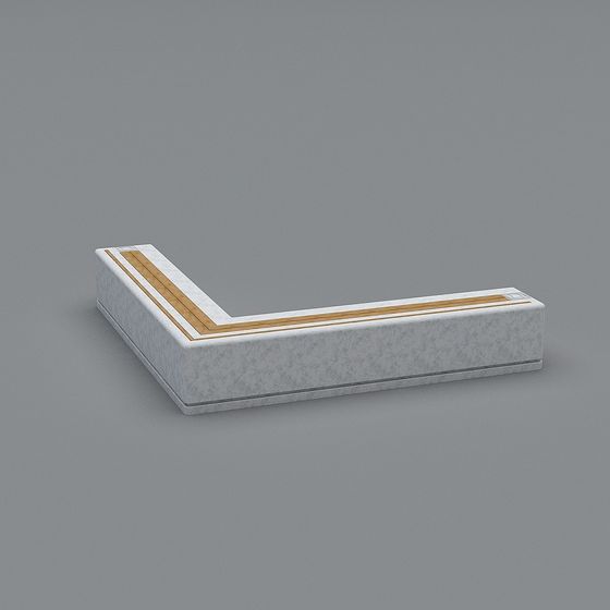 Urban Corner Low-Poly 3D Model