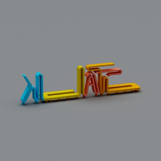 Colorful Letters 3D Model for Creative Projects