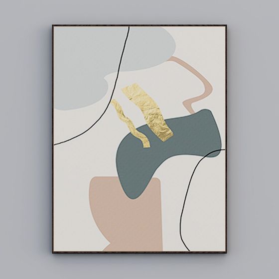 Abstract Geometric Art 3D model