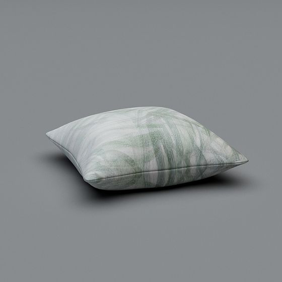 Tranquil Nature-Themed 3D Pillow Cover Model