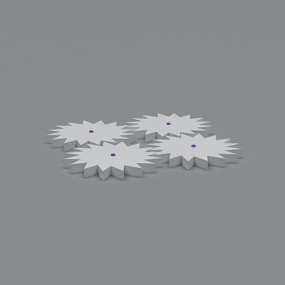 Star Blossom 3D model