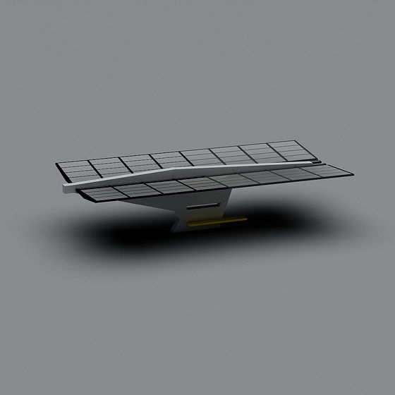 Futuristic Energy Station 3D model