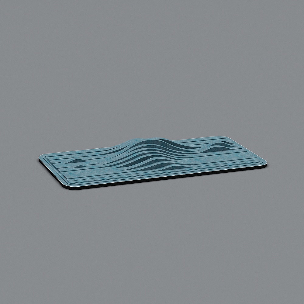 Line-shaped landscape wall