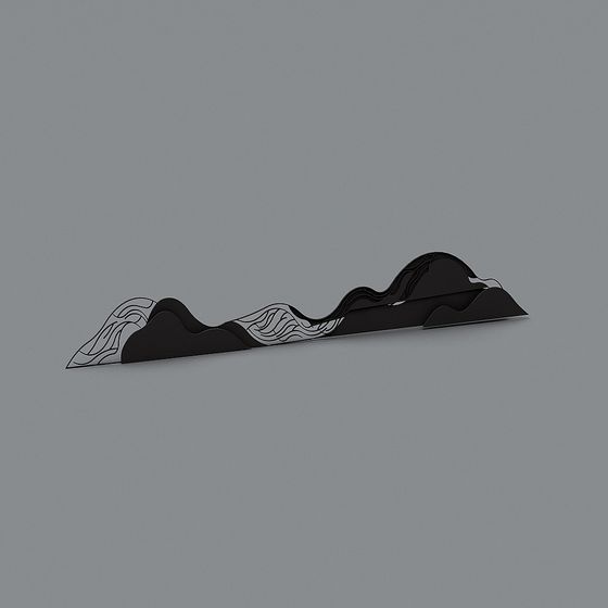 Mountain Rhythm Low-Poly 3D Model