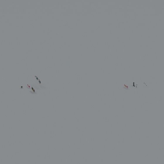 Vibrant Low-Poly Character Models 3D model