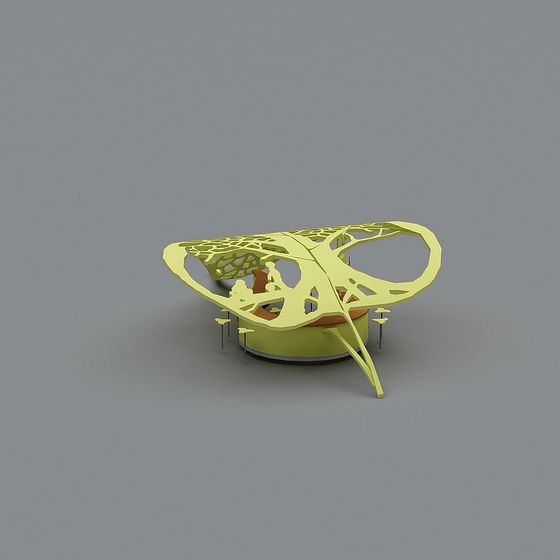 Floating Treehouse 3D model for Futuristic Projects