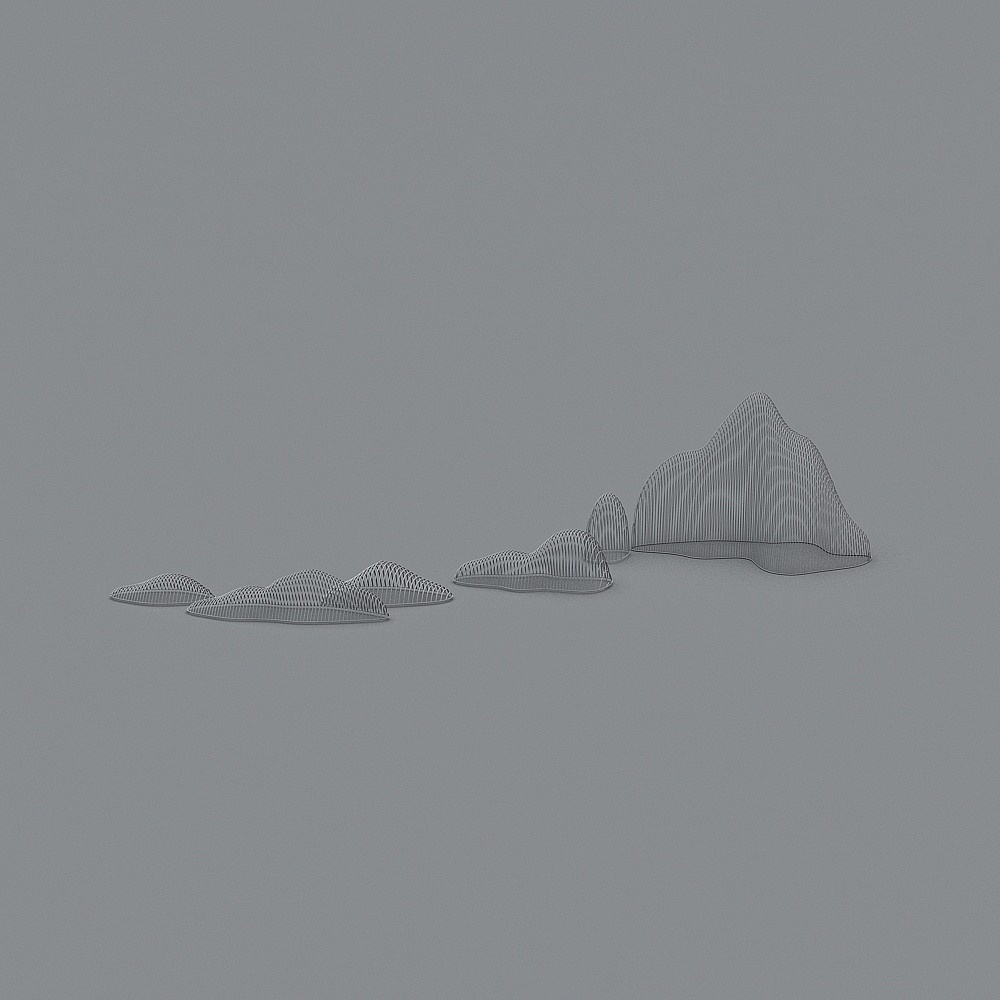 linear landscape wall