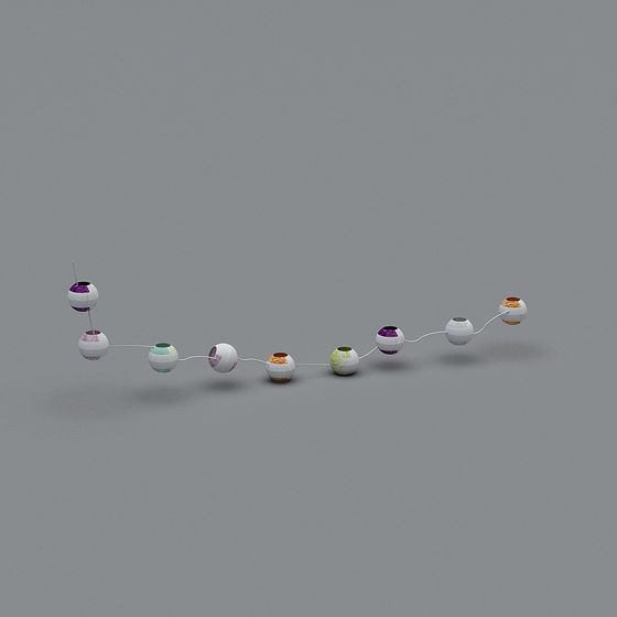 Sphere Chain 3D Model