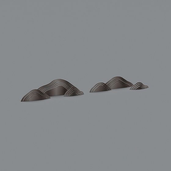 Low-Poly Mountain Peaks 3D Model for Creative Projects