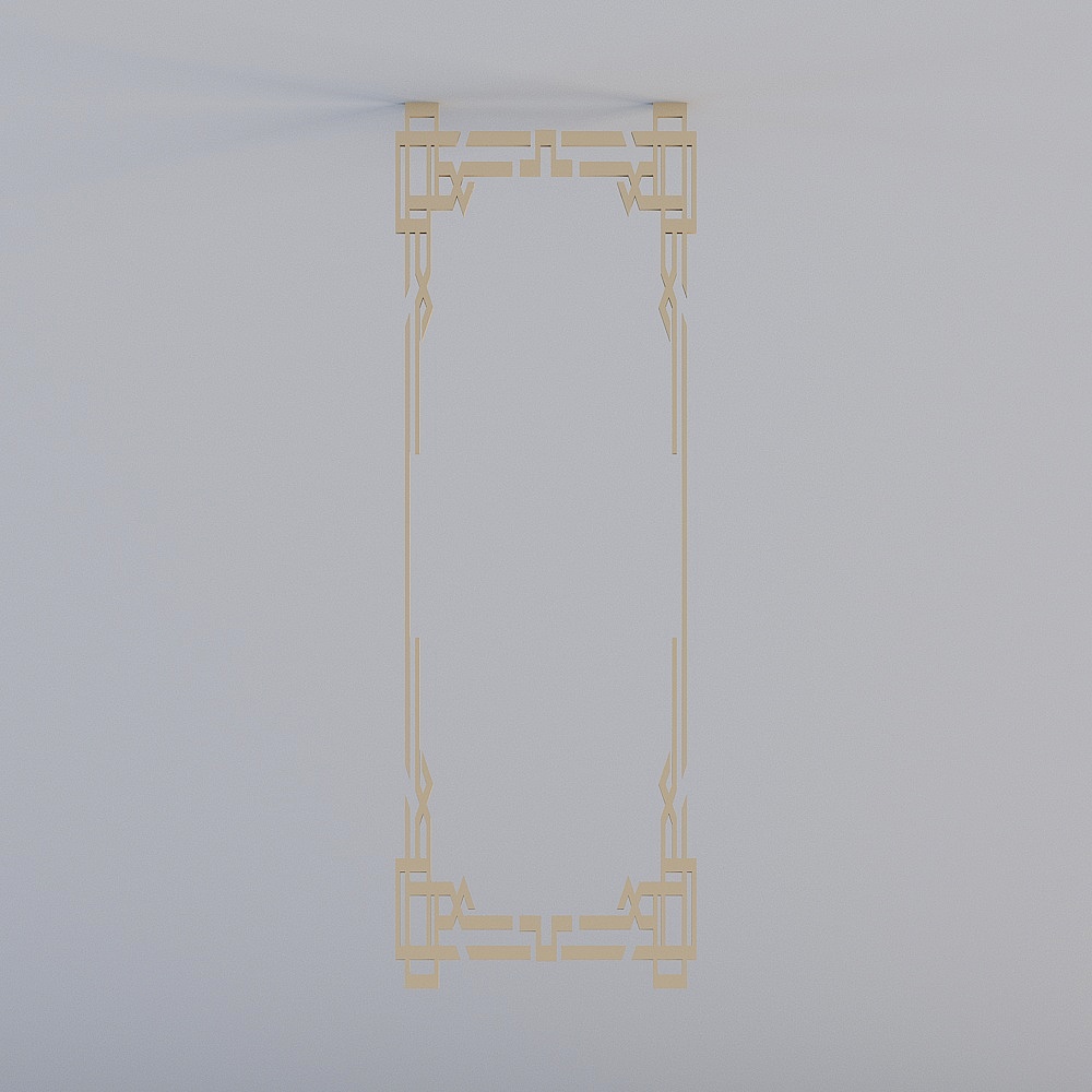 Corner flower corner pattern