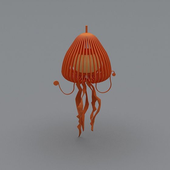 Unique Low-Poly Jellyfish 3D model