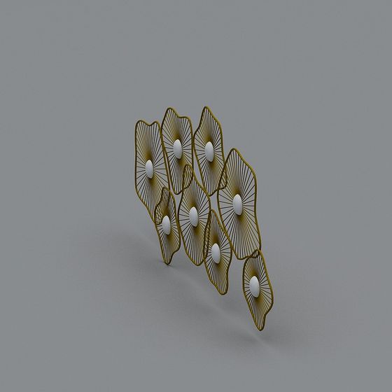 Fan Light Screen 3D model