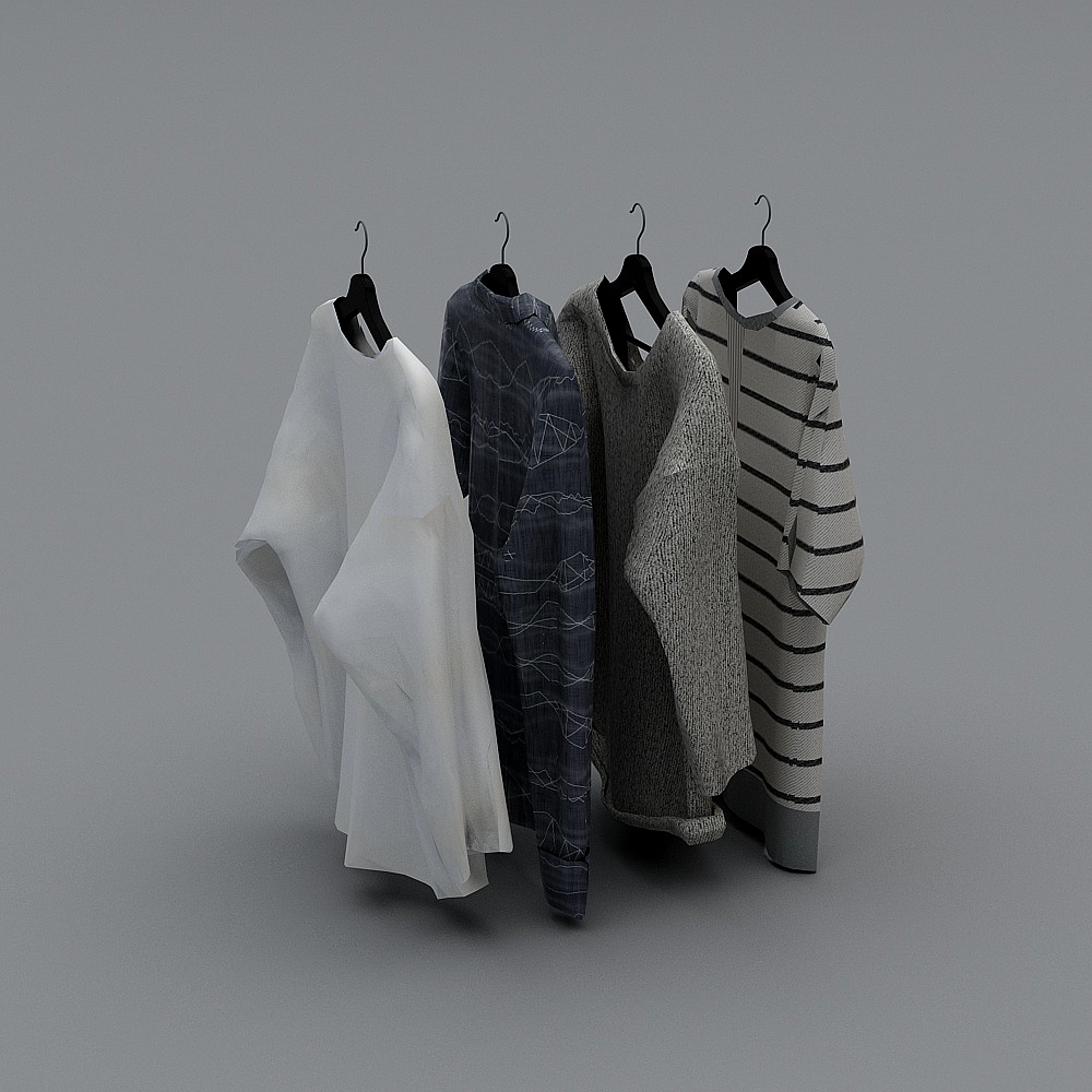 Futuristic Minimalist Fashion 3D Model
