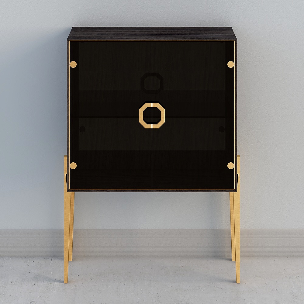 Decorate E home-XNB-GE-A3038b glass decorative cabinet