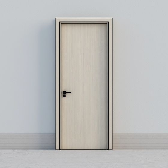 Minimalist Door 3D model for Modern Spaces