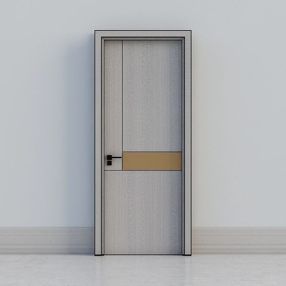 簡約艾倫 - 輕奢極簡風格 - 室內門臥室門套裝門房間門 - 9575 紫色好木