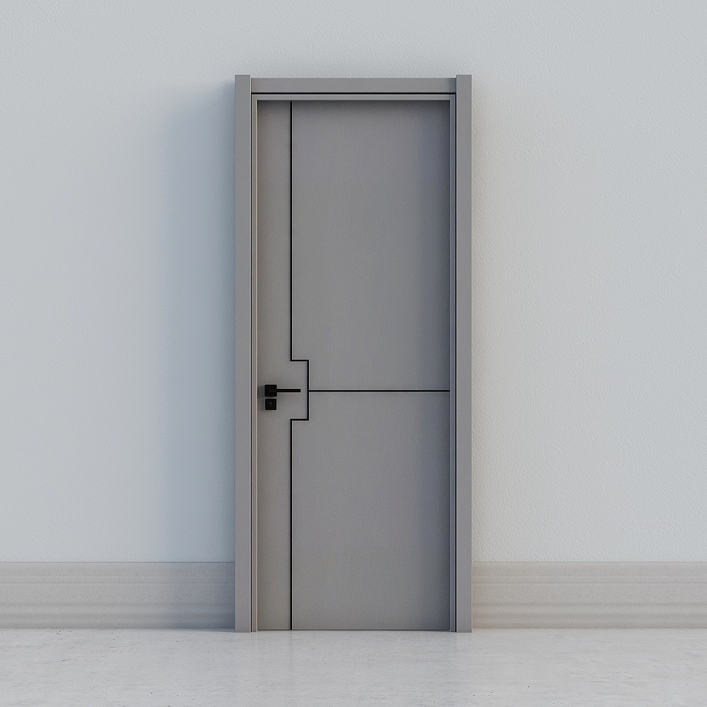 modern grey door