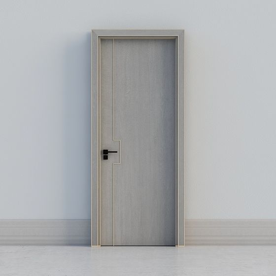 簡約艾倫 - 輕奢風格 / 極簡 - 內門臥室門組合門 - 9572 Missyby 綠影木