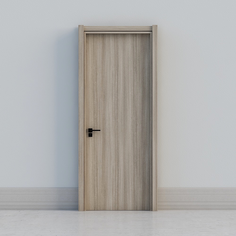 moderne graue Holztür