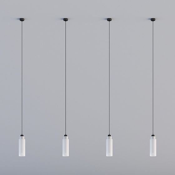 Minimalist Pendant Light Series 3D model