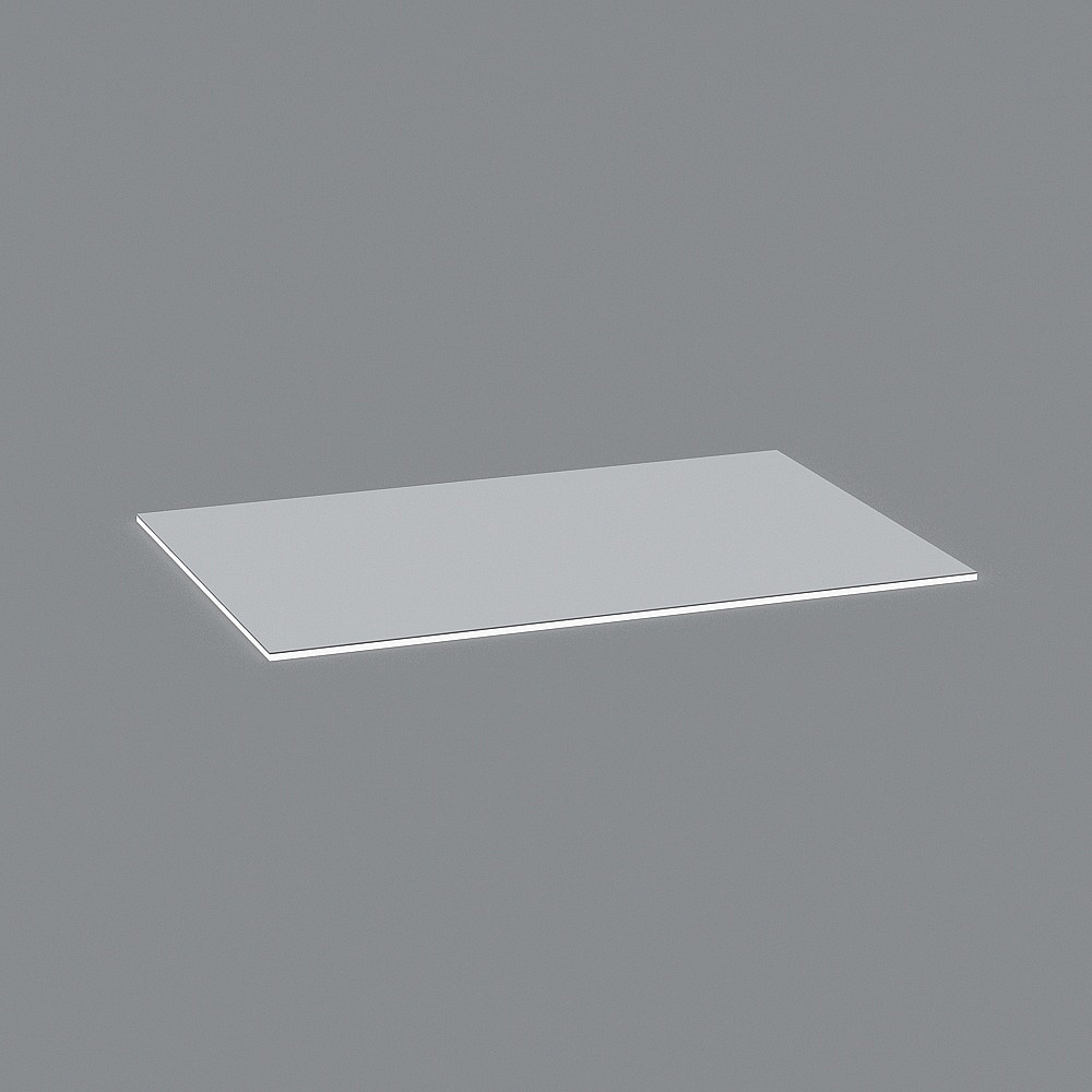 Floating Metal Panel 3D model