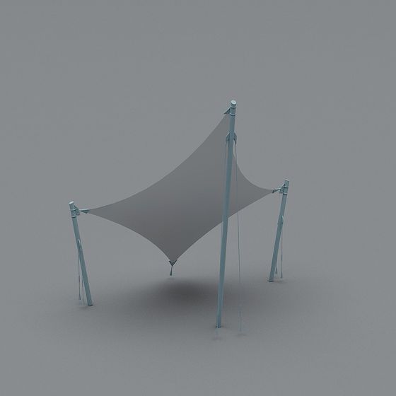 Contemporary Canvas Structure 3D model for Creative Projects