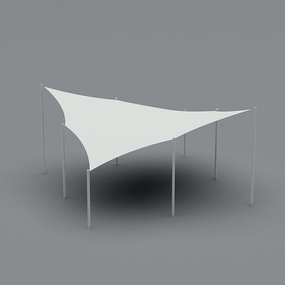 Modern Canvas Structure 3D model