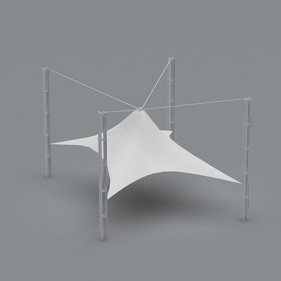 Modern Canvas Structure 3D model