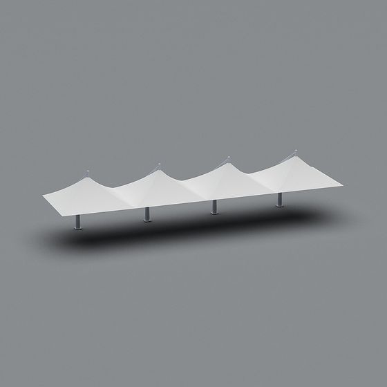 Modern Minimalist Tent 3D model
