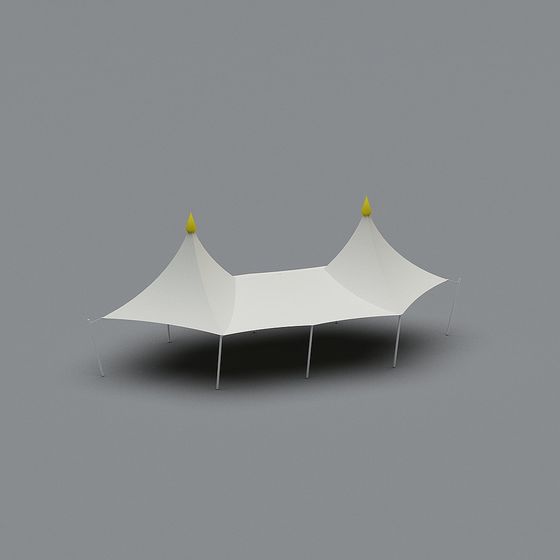 Modern Tent 3D model with Minimalist Design
