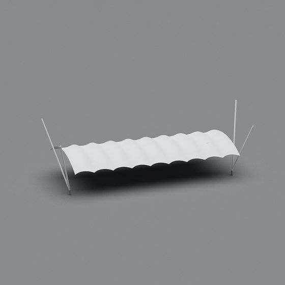 Wavy Tent 3D model