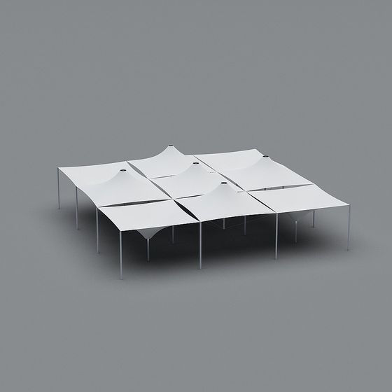 Futuristic Tent 3D model