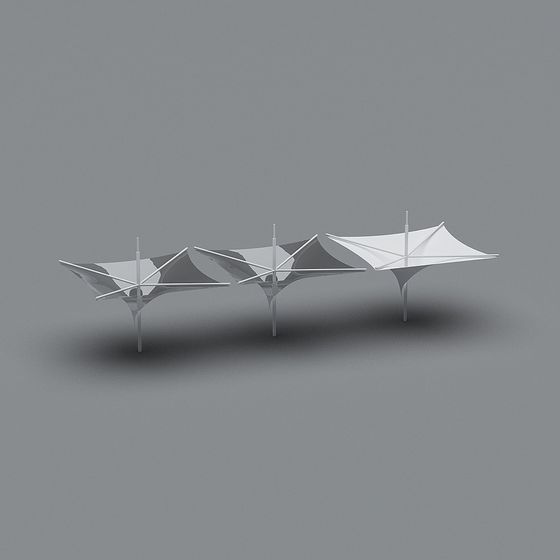Futuristic Hanging Tent 3D model