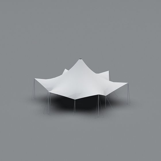 Star Tent 3D model - Modern Minimalist Design