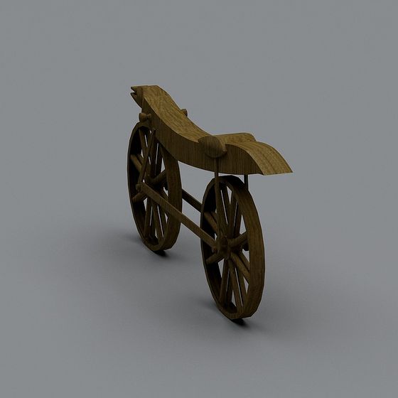 Vintage Bicycle 3D Model - Retro Charm for Creative Projects