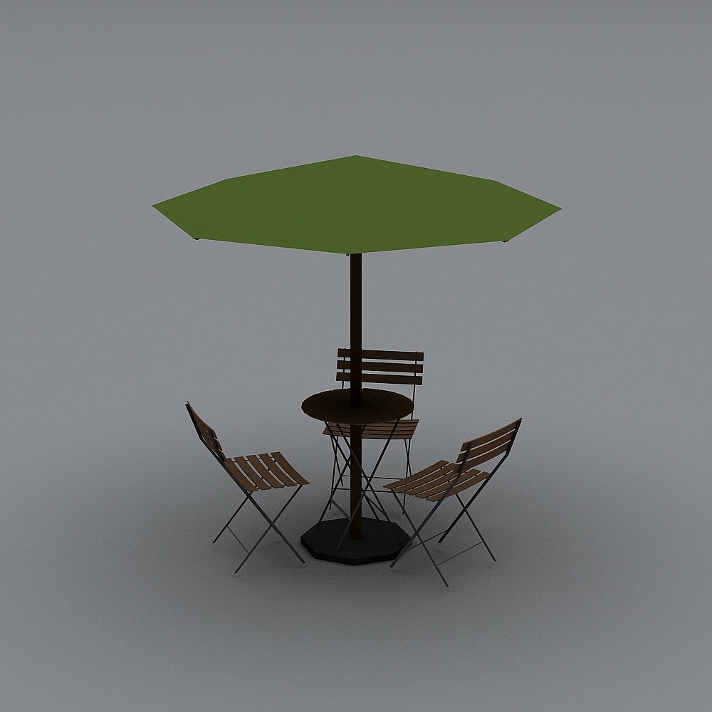 Outdoor tables and chairs