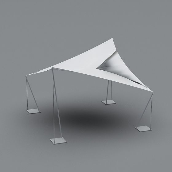 City Wing Low-Poly 3D model