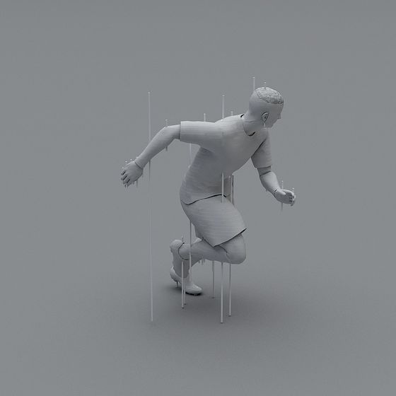 Swift Dancer 3D model - Low Poly, High Detail