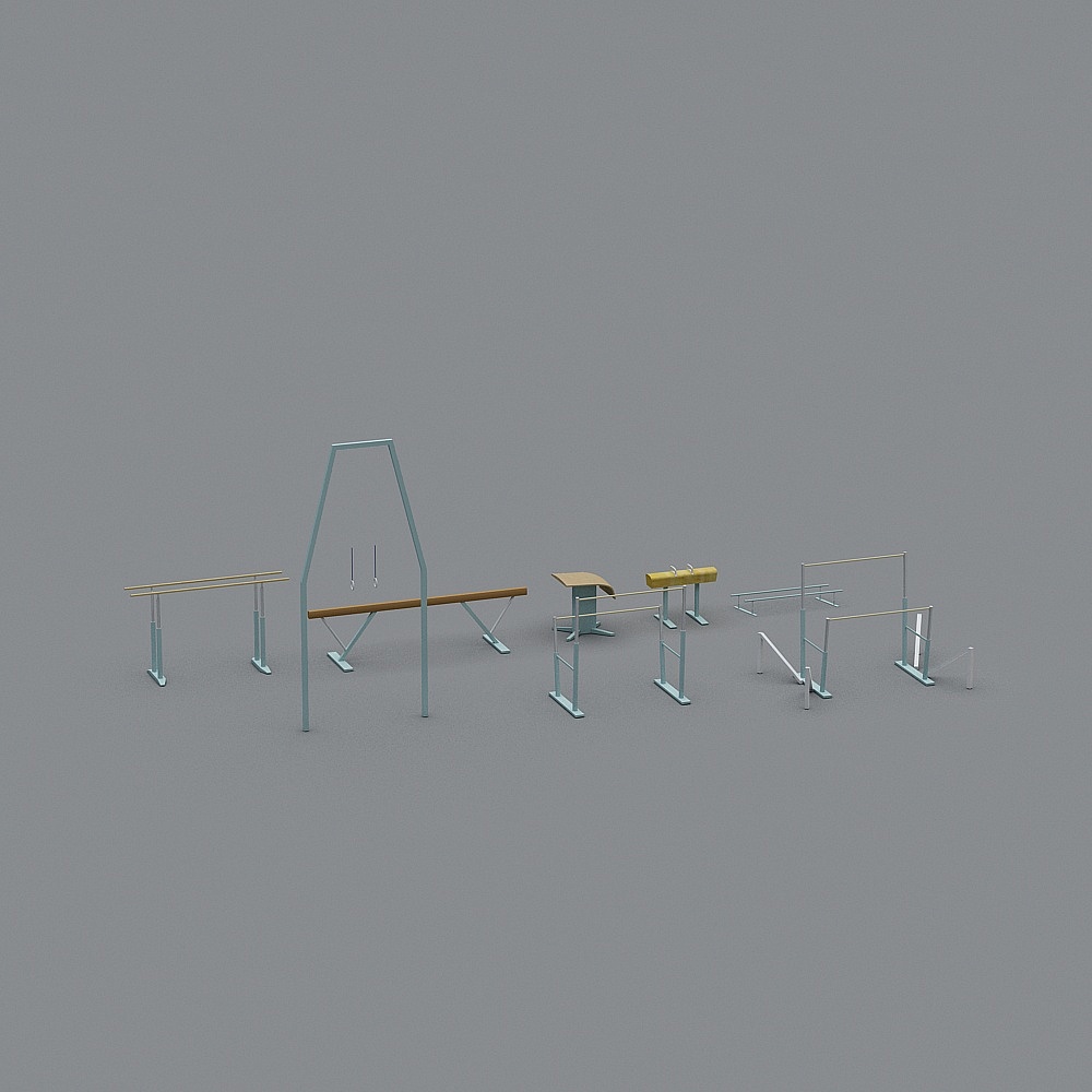 Gymnastics Equipment 3D Model