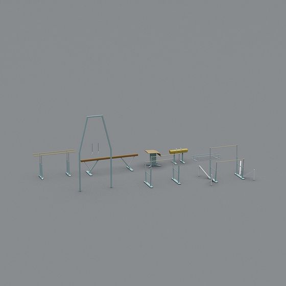 Gymnastics Equipment 3D Model