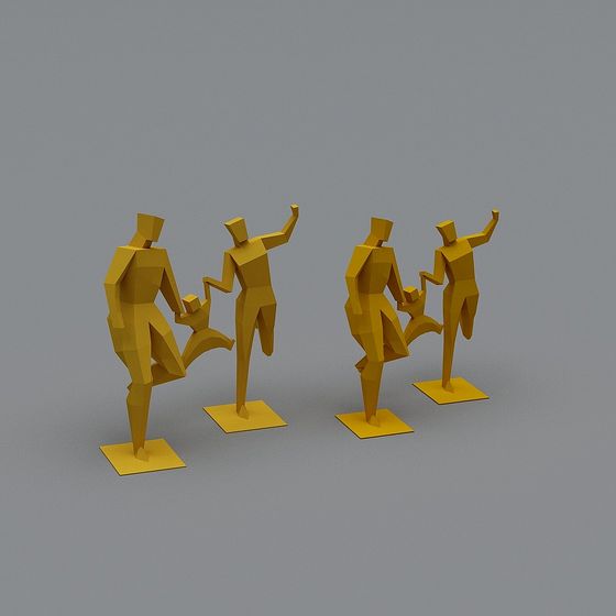 Vibrant Family Gathering 3D model