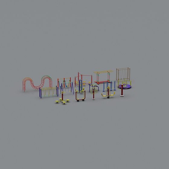 Playground Equipment 3D Model