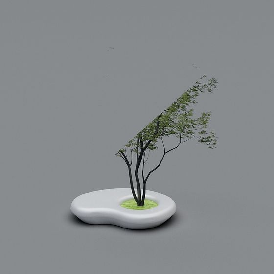 Elegant Wind Tree 3D model for Creative Projects