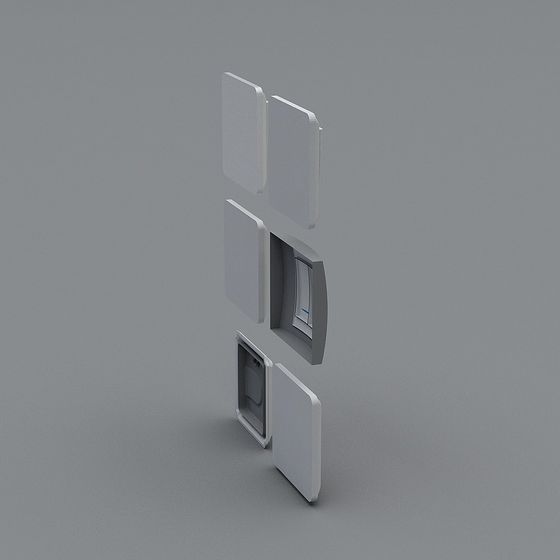 Futuristic Low-Poly 3D Model for Modern Interiors