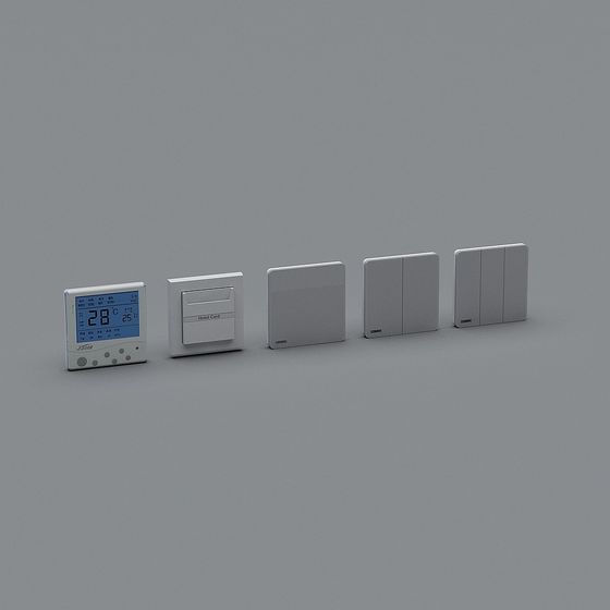 Smart Home Controls 3D model