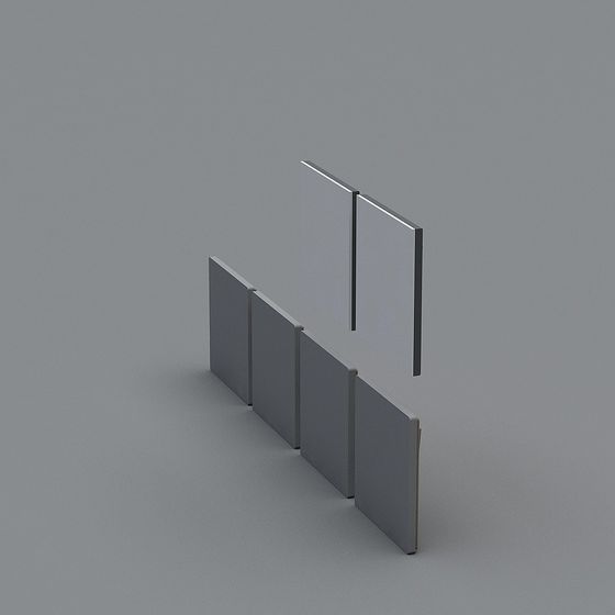 Urban Staircase 3D model - Contemporary Minimalist Aesthetic